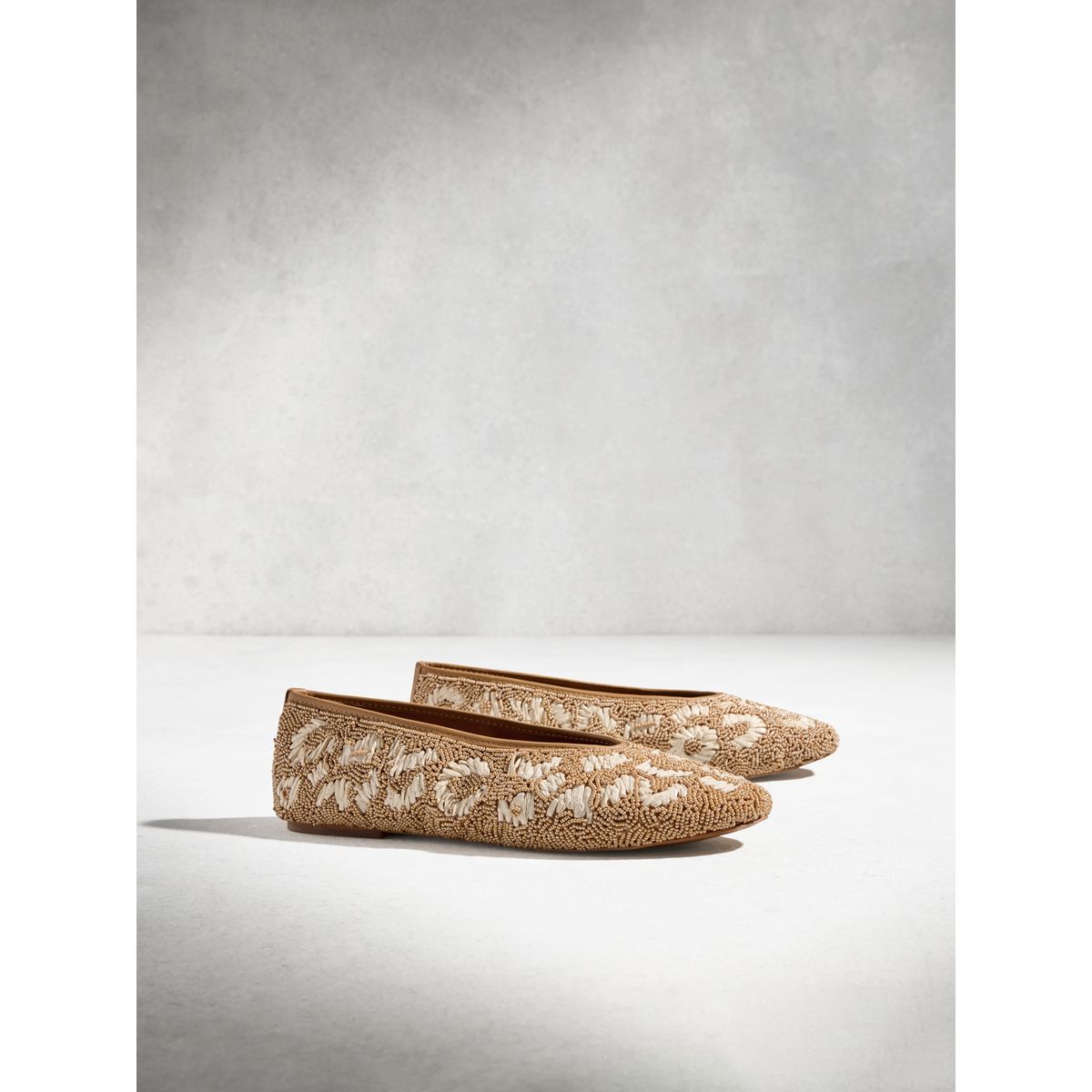 Ballerines ornées de perles n. premium léopard, NEXT