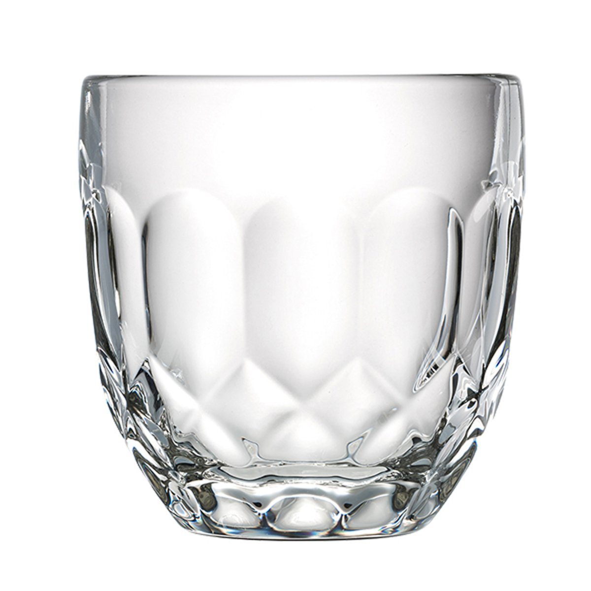 Gobelet Facettes 23 cl (lot de 6) transparent / cristal, LA ROCHERE