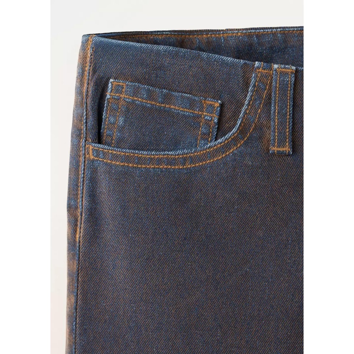 Jean wide leg en velours chocolat, MANGO TEEN