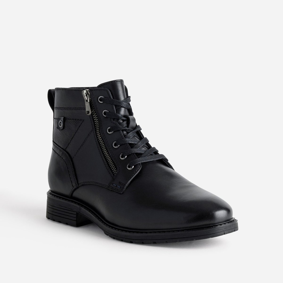 Boots en cuir LOUP noir, ERAM