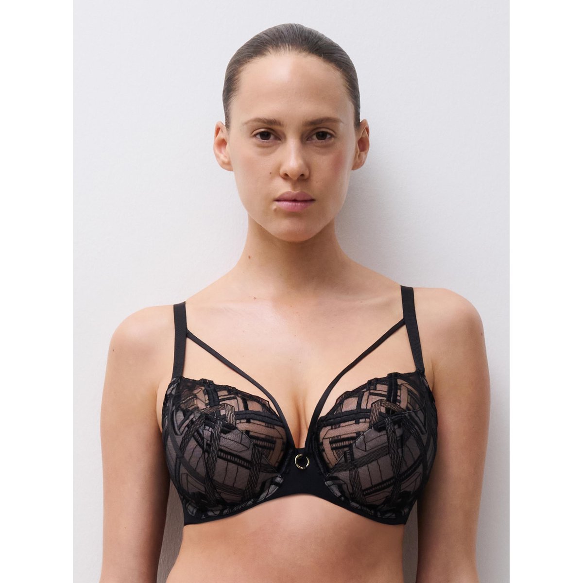 Soutien-gorge emboîtant GRAPHIC SUPPORT noir, CHANTELLE