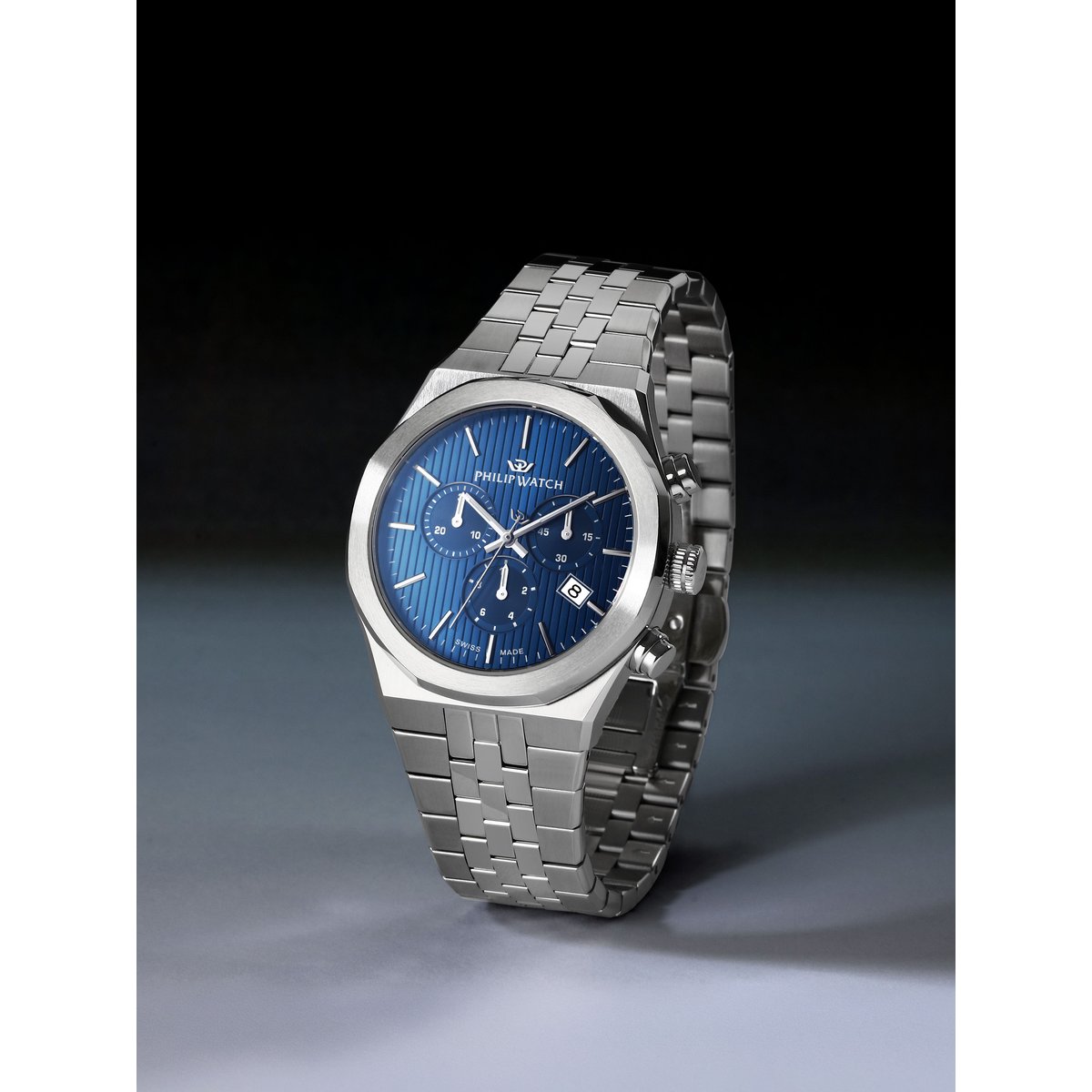 Montre-chronographe WINDSURF bleu, multi finitions, PHILIP WATCH