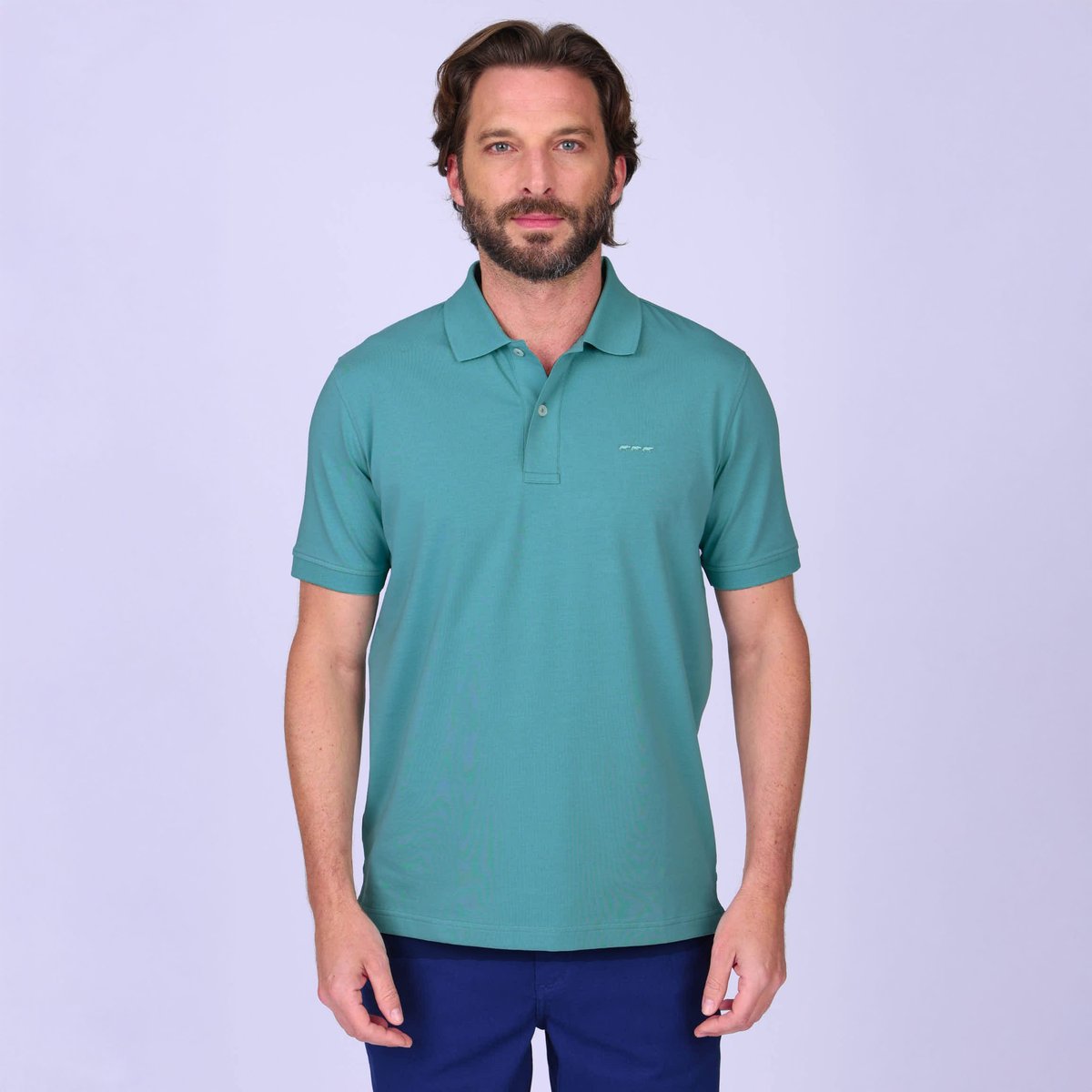 Polo Gerold vert eau, MISE AU GREEN