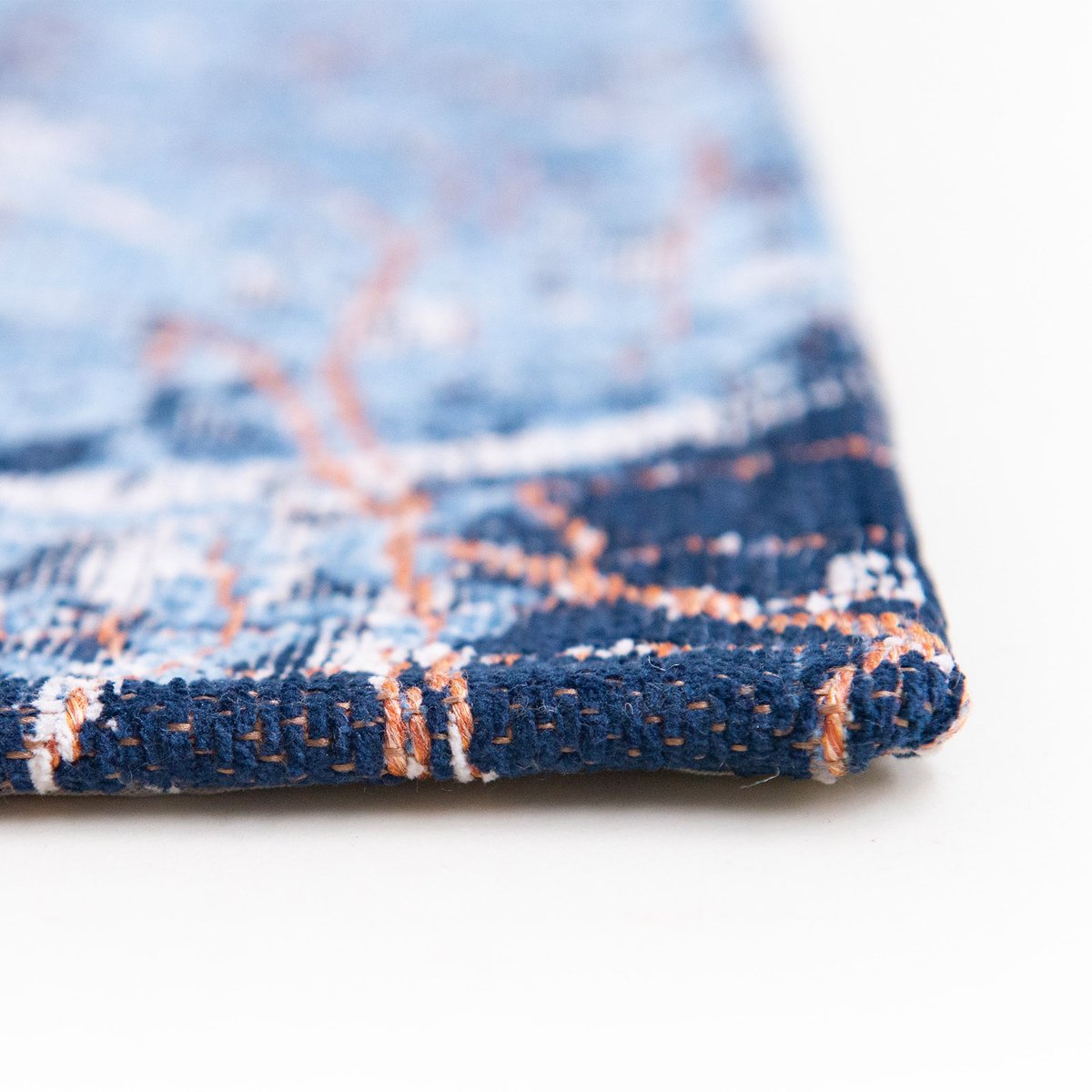 Tapis intérieur/extérieur tissé plat BLUE CITY bleu, NOVATREND