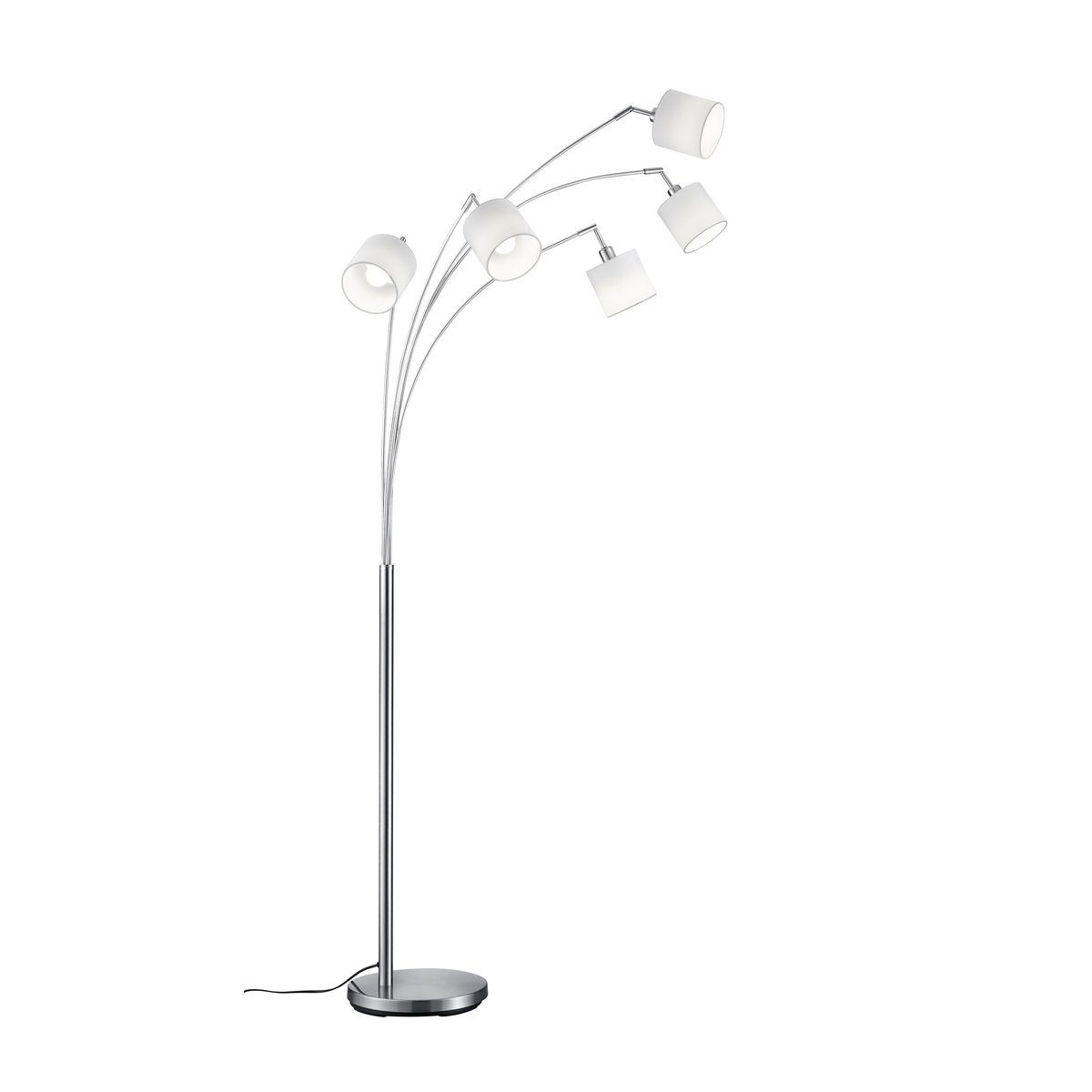 Lampadaire design en métal, TOMMY blanc, TRIO