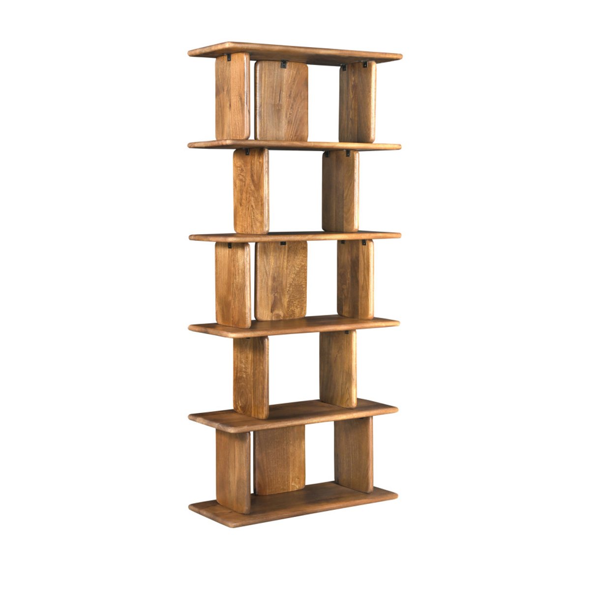 Étagère en bois massif H180cm- BATAM bois, DRAWER