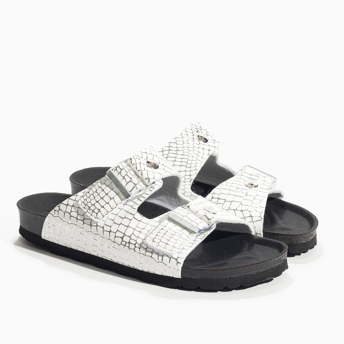 Sandales Vegan CEZANNE blanc, BAYTON