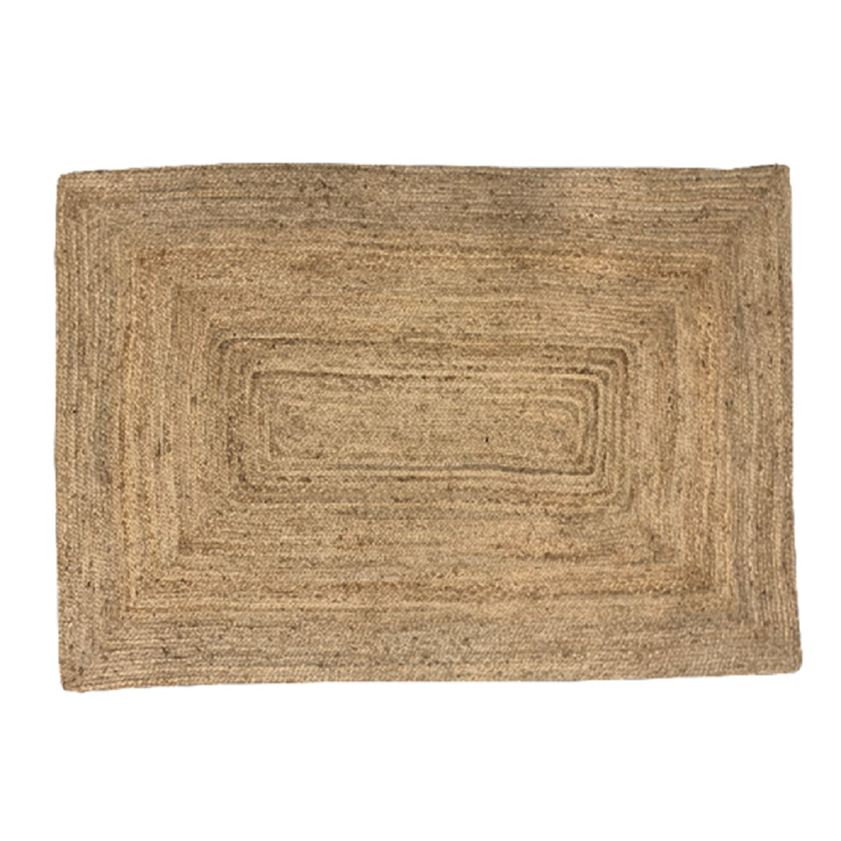 Tapis déco rectangle en jute BANDUNG beige naturel, FUTURE HOME