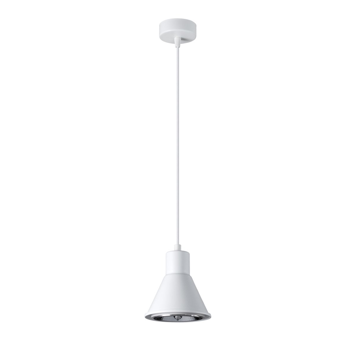 Suspension Acier Blanc ES111 1 Tazila blanc, EDEN