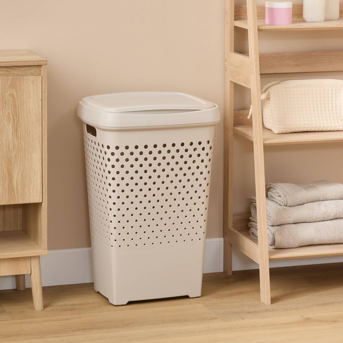 Coffre à linge rectangulaire argile, 5FIVE SIMPLY SMART