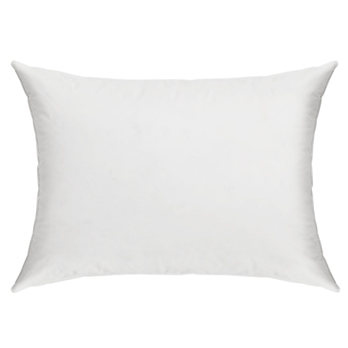 Oreiller moelleux en duvet et percale biologique - CLEO blanc, CAMIF