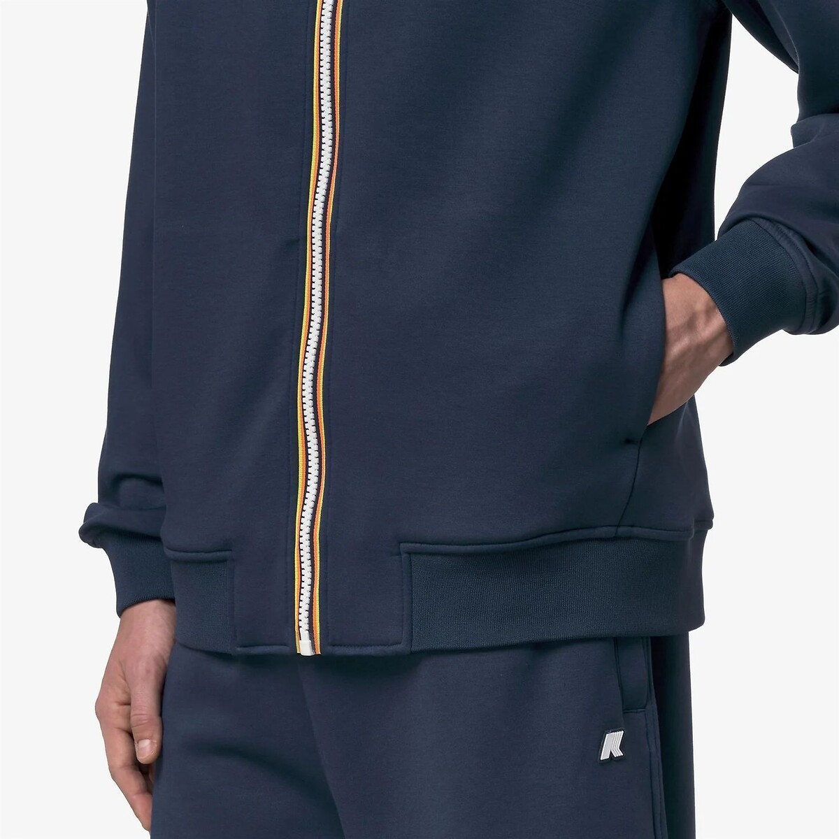 Giacca con zip RAINS LIGHT SPACER blu, K-WAY