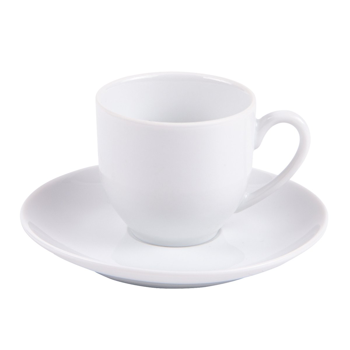 Tasse à café et sa soucoupe 10 cl Alaska (lot de 2) - ALASKA blanc, TABLE PASSION