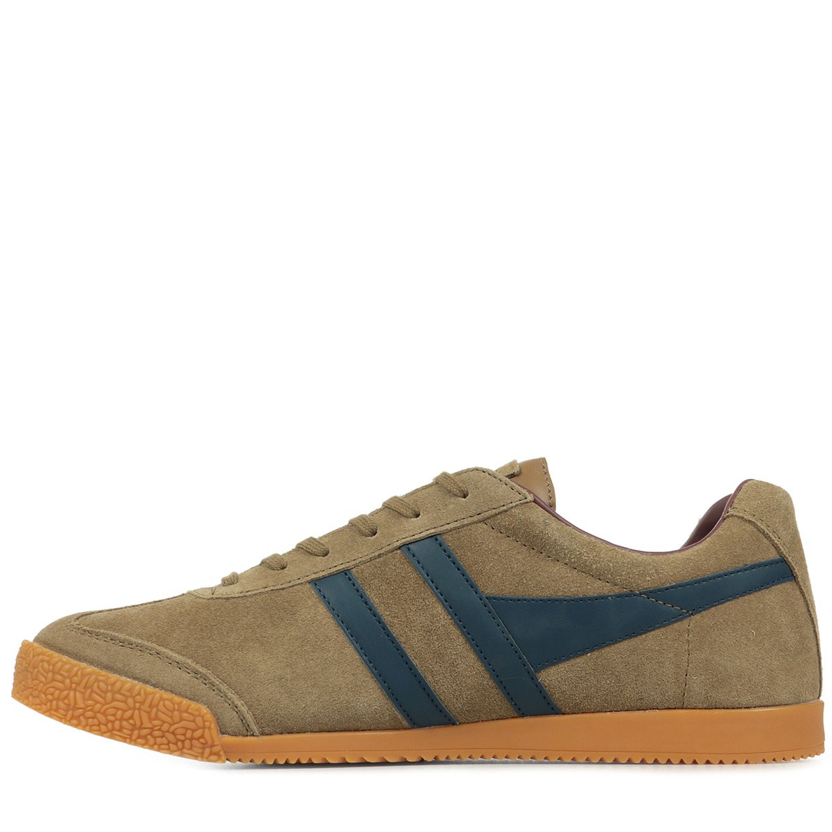 Basket Harrier Suede tobacco navy burgundy, GOLA