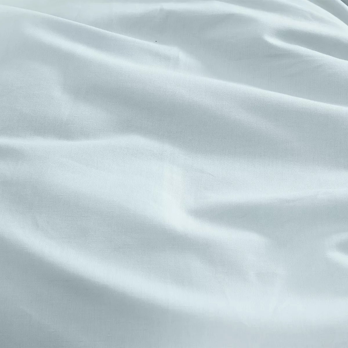 Drap housse b35 lin & coton LE METIS FRANCAIS aqua, GARNIER THIEBAUT
