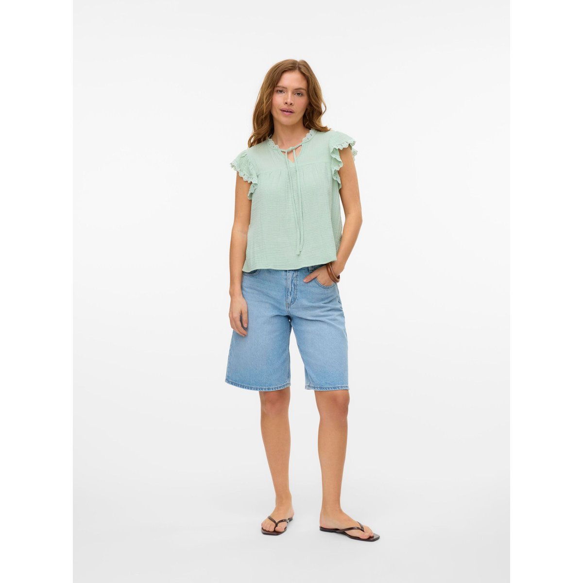 Top verte - silt green 1, VERO MODA