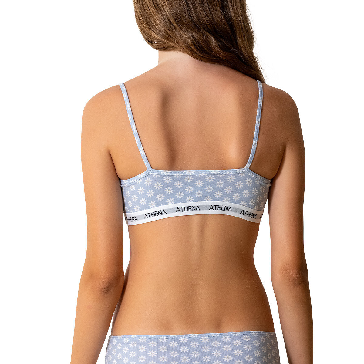 Set van 2 katoenen hemdjes, MY PETIT PRINT blauw+bedrukt, ATHENA