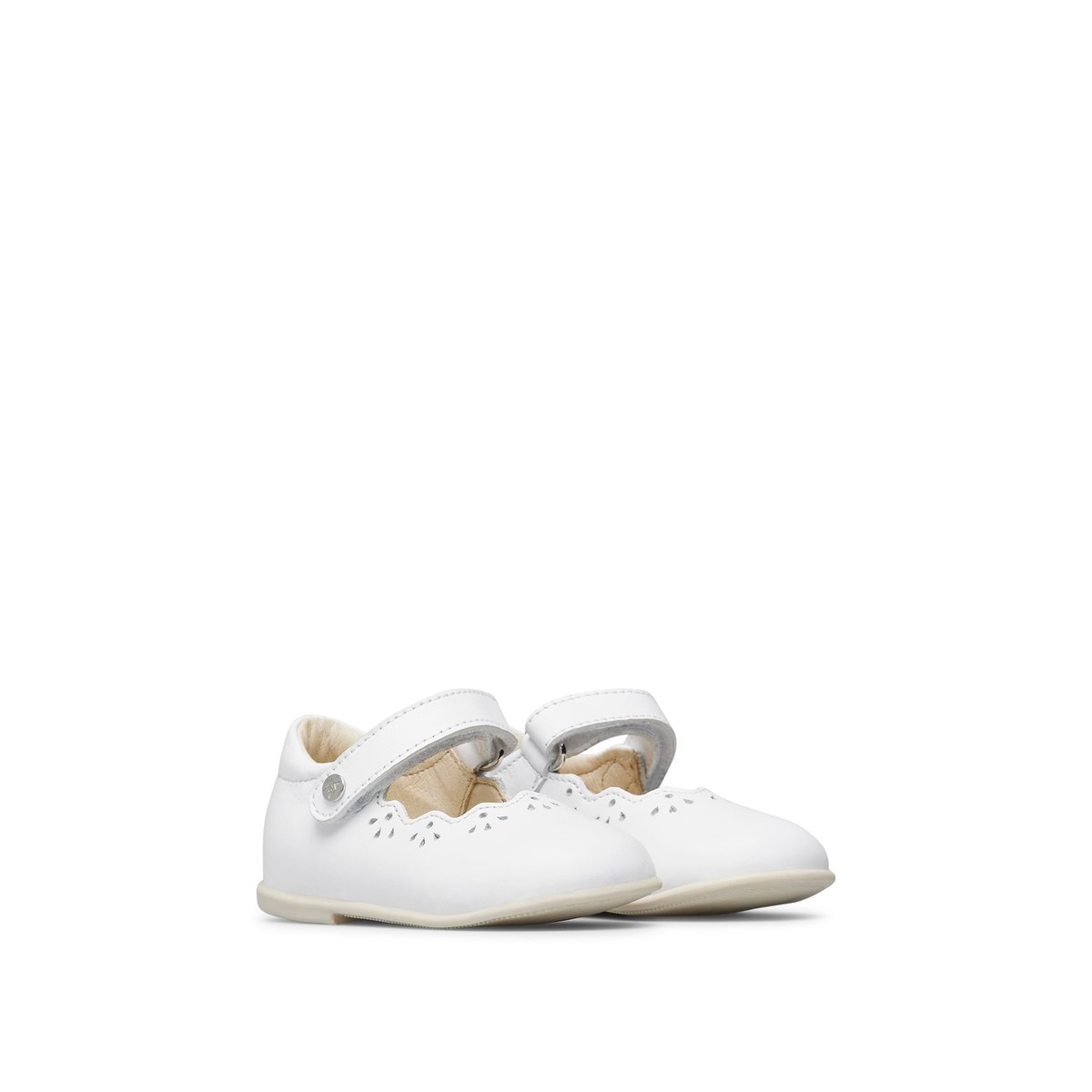 Ballerines en cuir OLYA blanc-, NATURINO