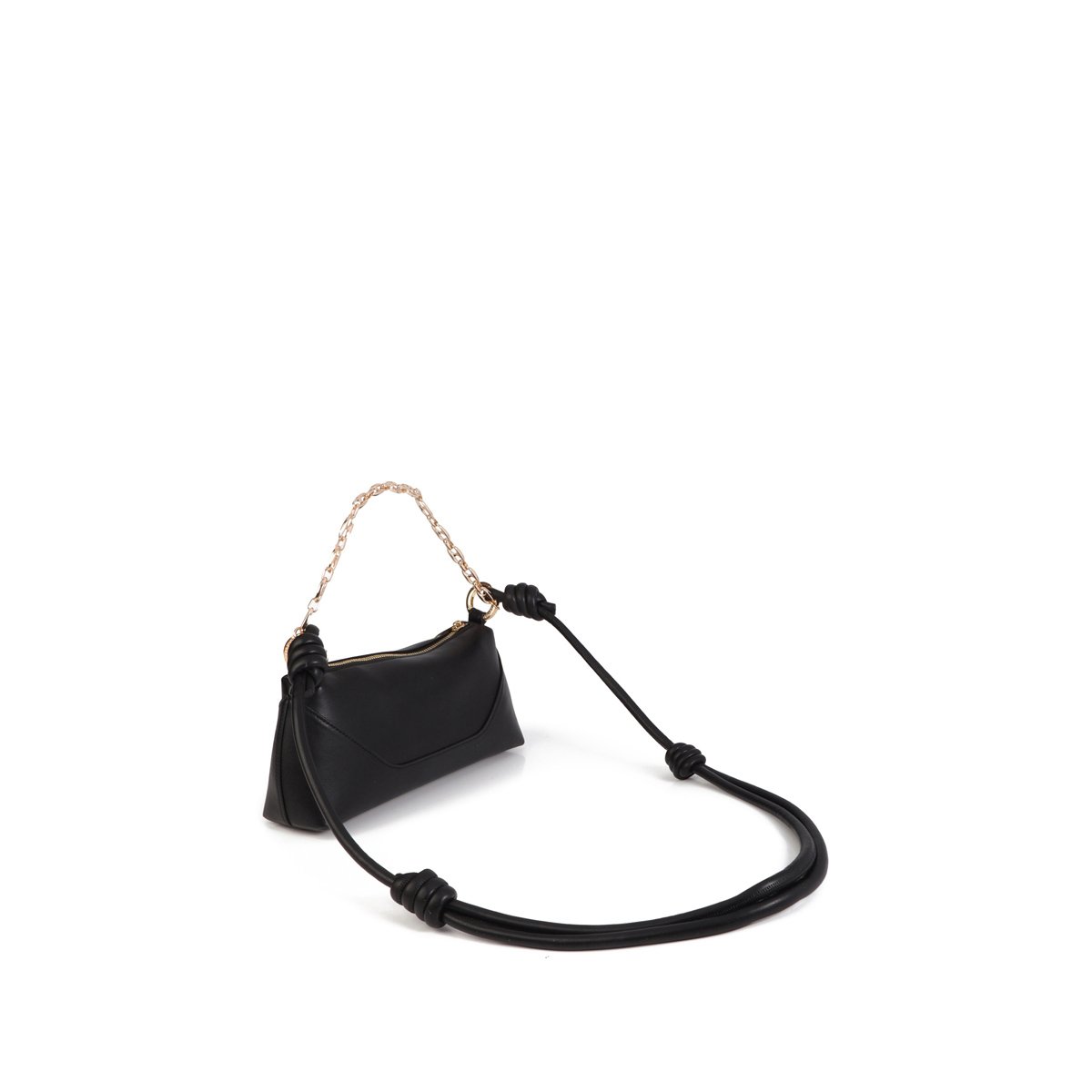 Sac à bandoulière avec chaîne noir, LOLA CASADEMUNT