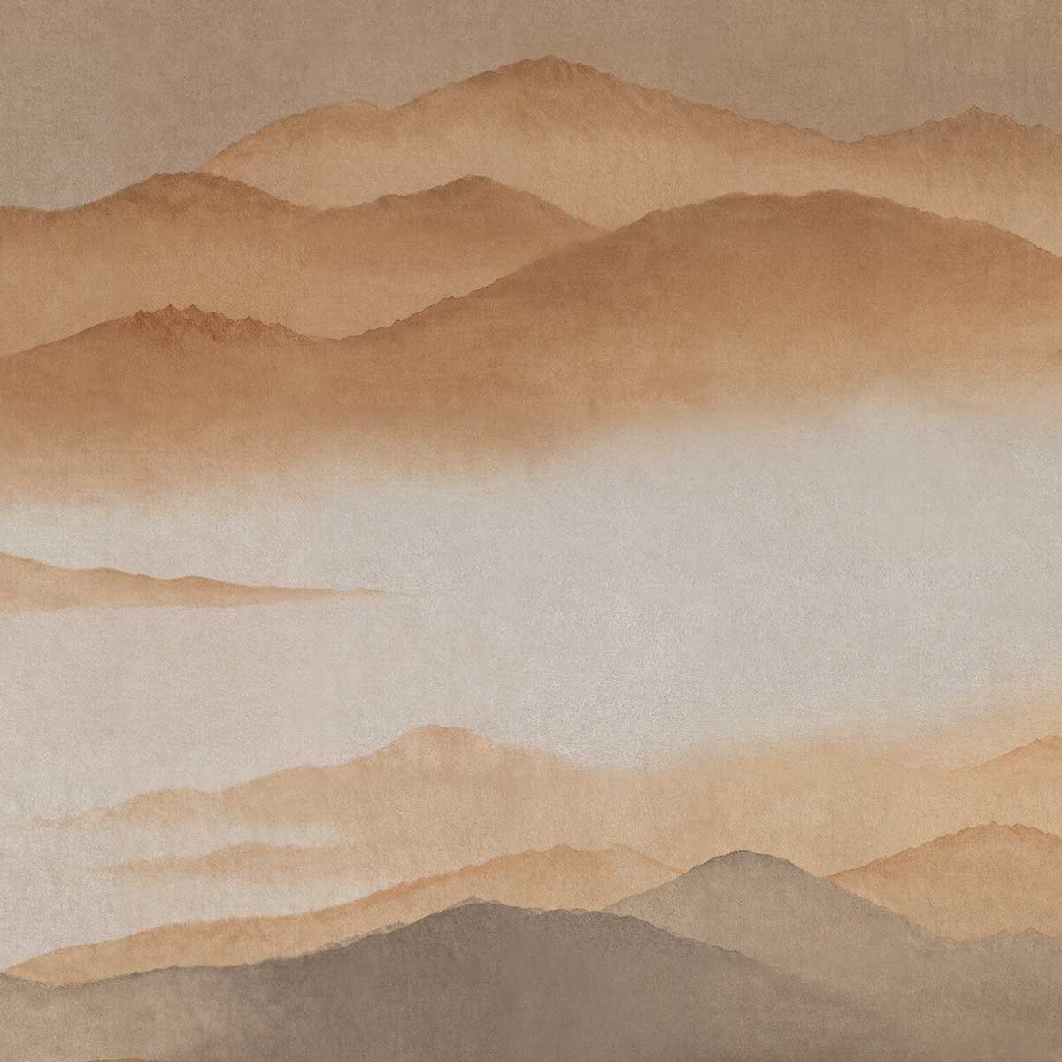 Papier peint Brume Ocrée beige, HEXOA