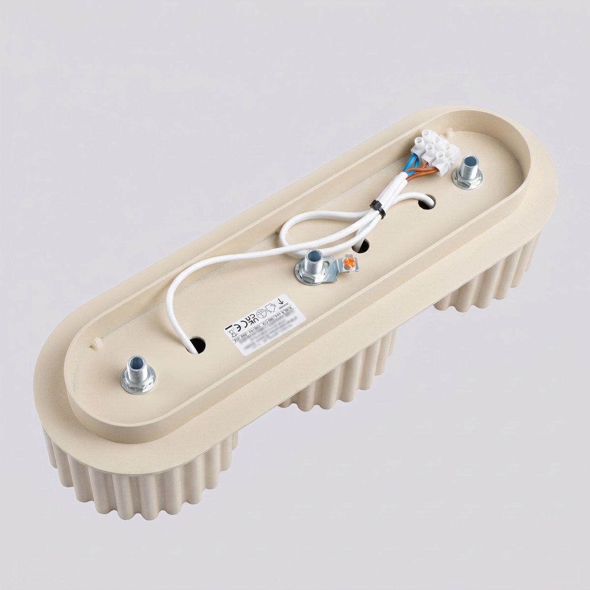 Plafonnier Aluminium Beige Gx53 3 AURA beige, EDEN
