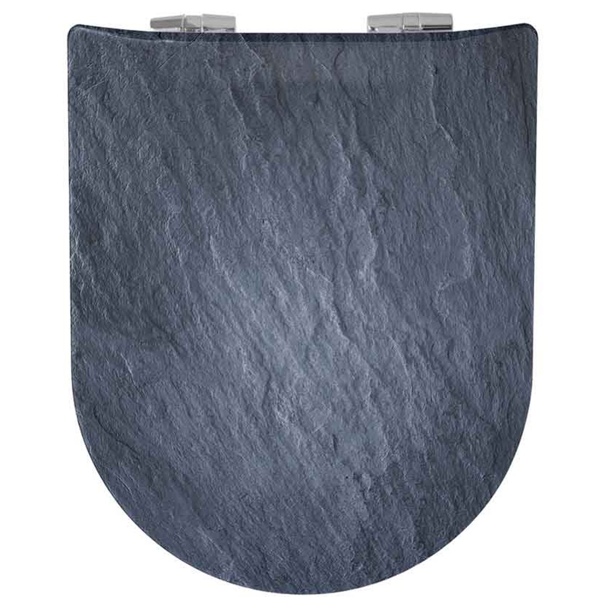Abattant double OLFA déclipsable imitation ardoise mat ardoise, HOME MAISON