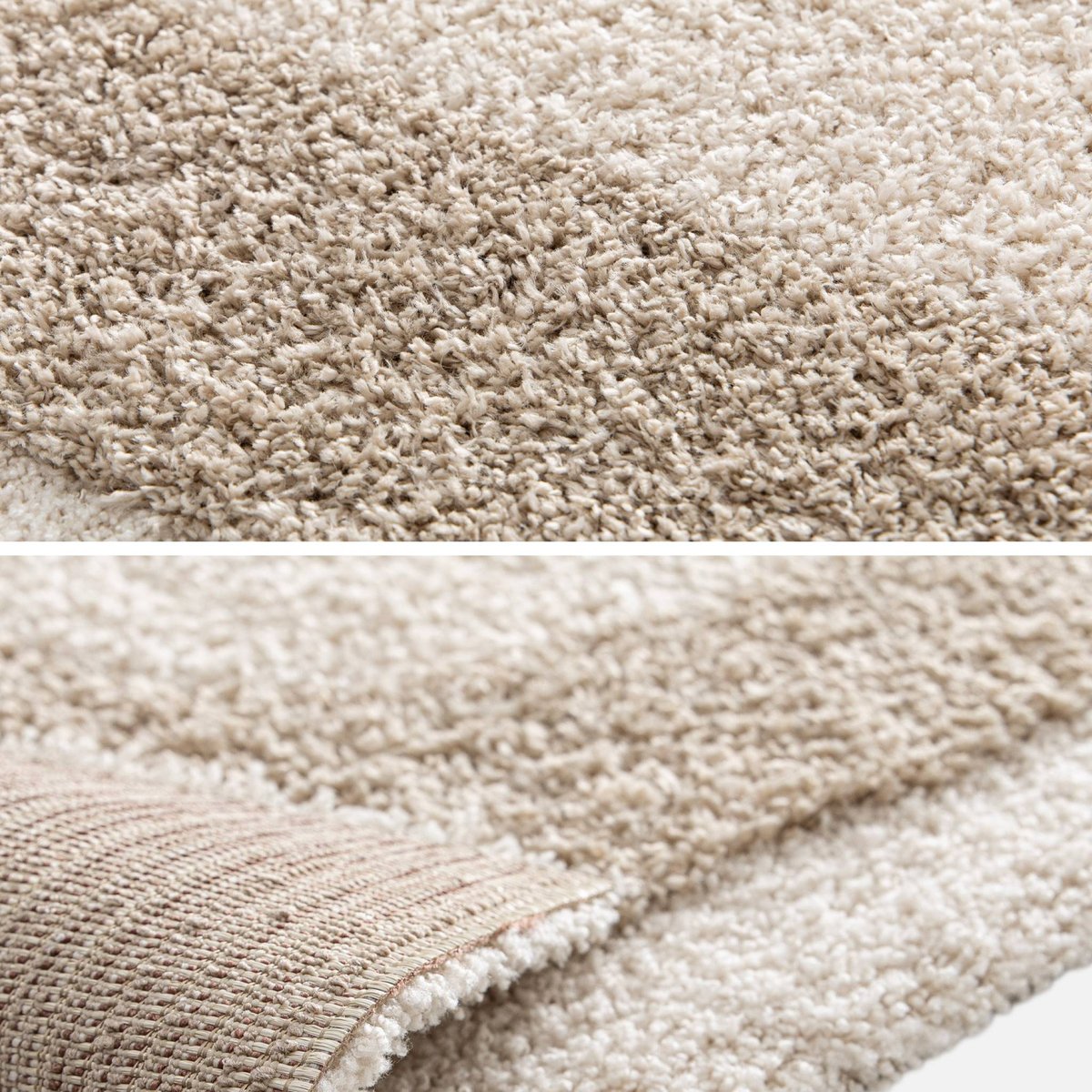 Tapis intérieur rectangulaire contemporain AKAI beige / crème, SWEEEK
