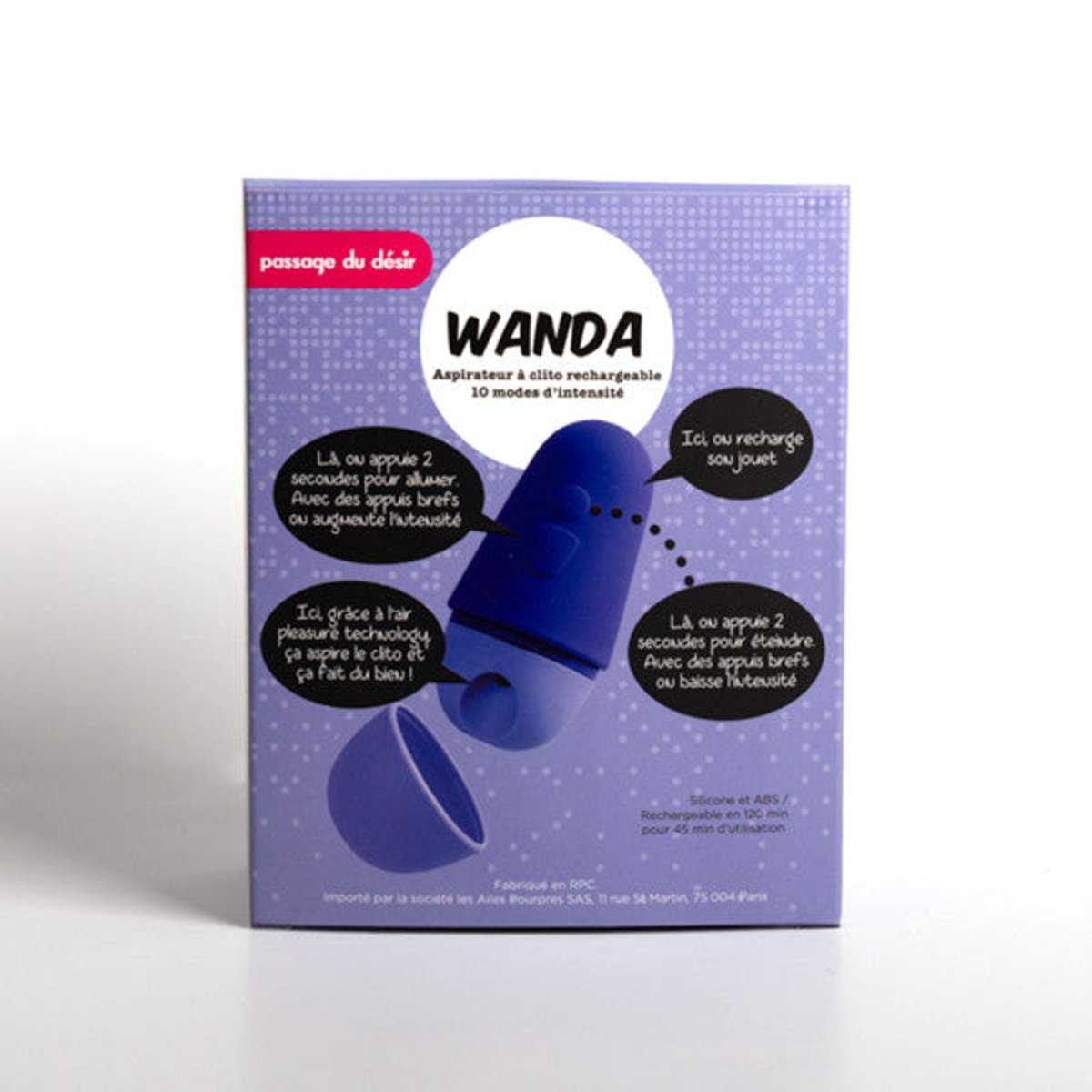 Stimulateur Clitoridien Wanda violet, FABULOUS TOYS