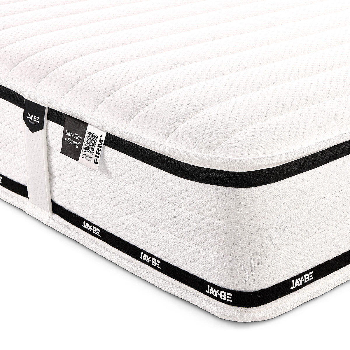 Jay-Be® Flex Ultra-Firm Sprung Mattress white/black, JAY-BE