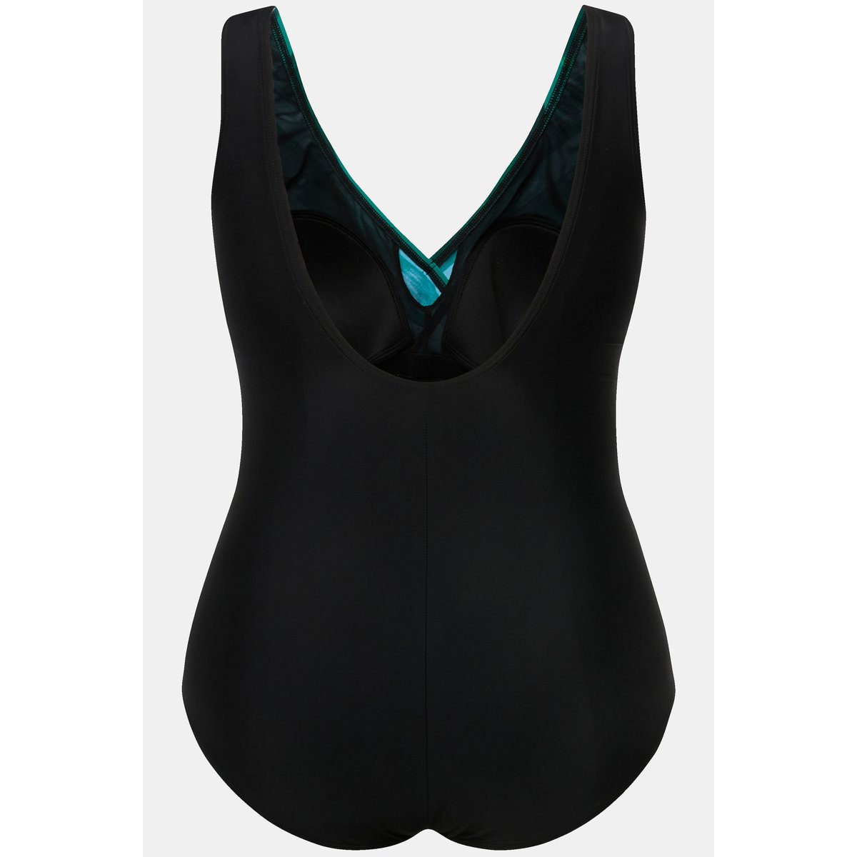 Maillot de bain à bonnets souples. Rayures noir, ULLA POPKEN