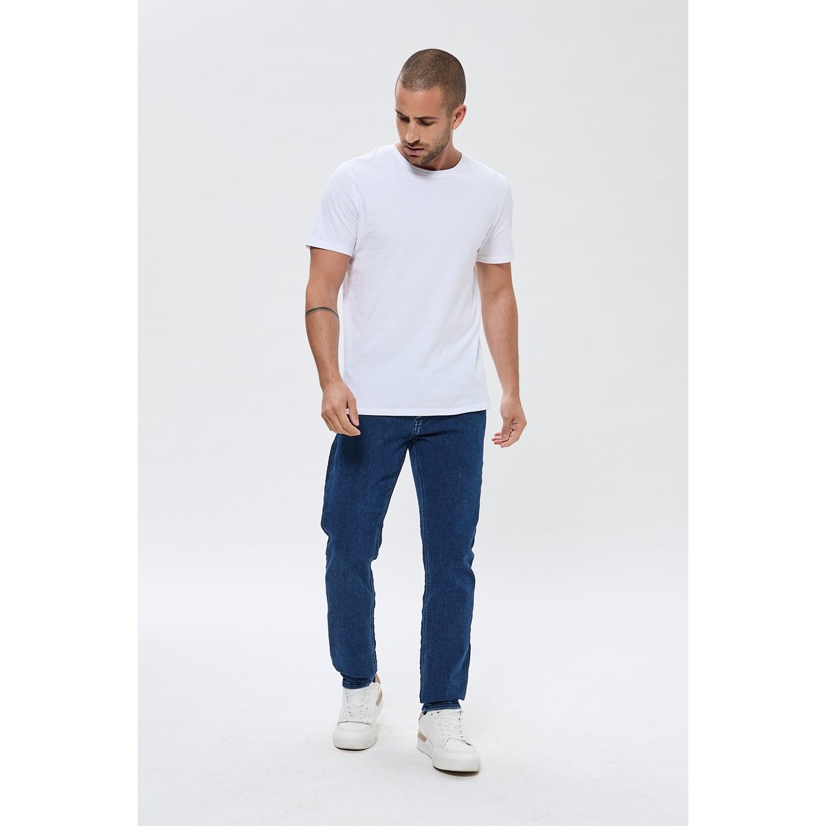 Jean coton straight STRAIGHT JORDY dark blue, LEE COOPER