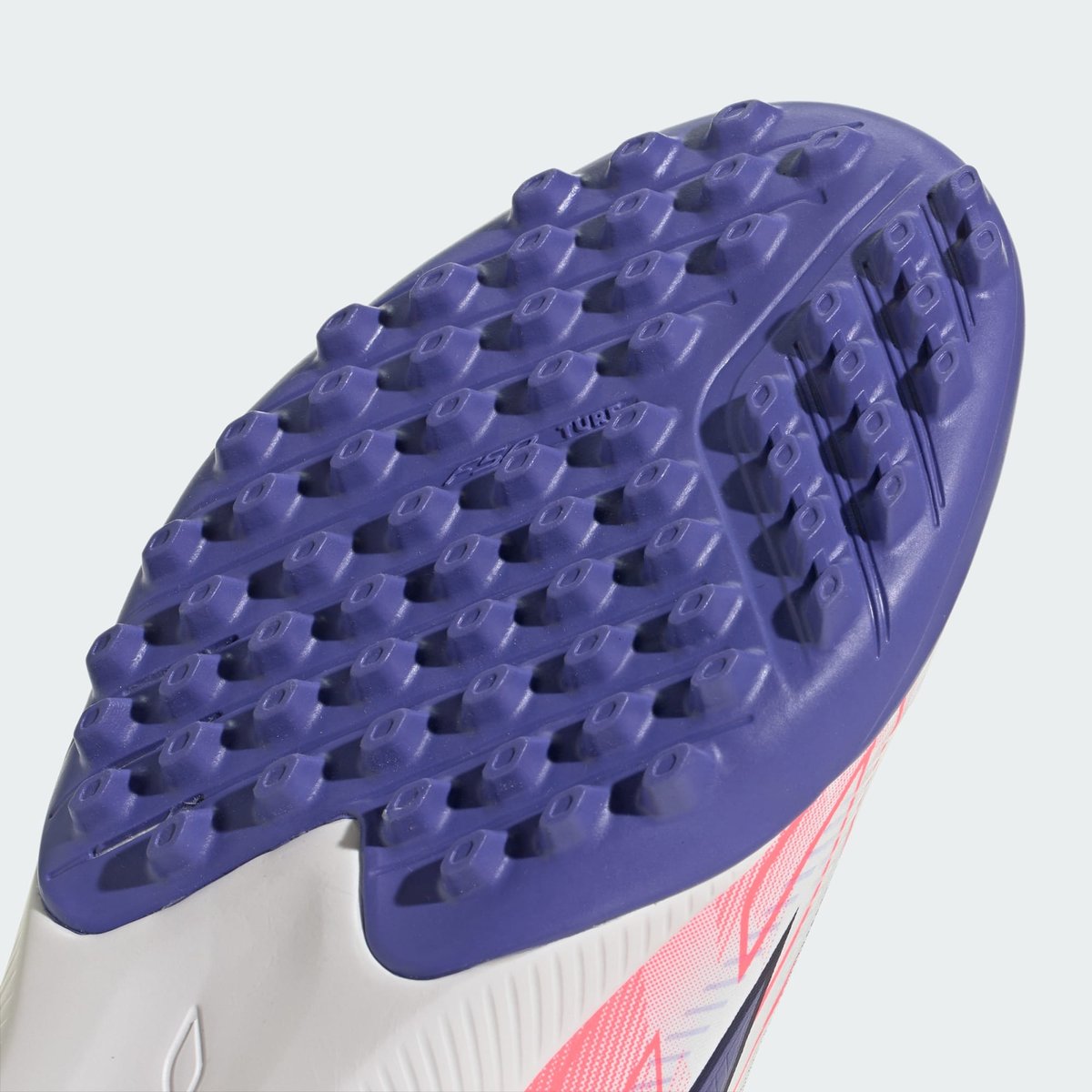 Chaussure De Football Sans Lacets F50 Hyperfast League Turf Enfants Chaussure De Football Sans Lacets F50 Hyperfast League Turf Enfants cloud white / solar purple / solar turbo, adidas Performance