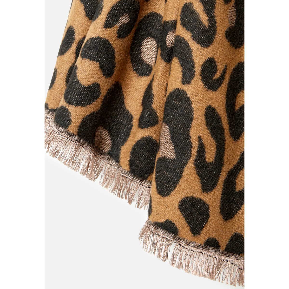 Echarpe moelleuse imprimé animalier marron beige animalier, DAMART