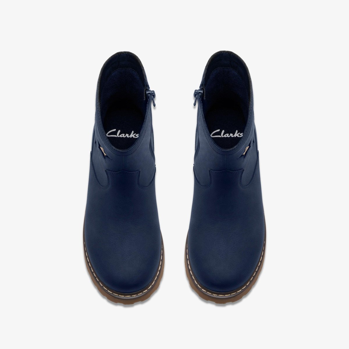 Boots Synthétique Coupe Large ADELAIDE SKY K bleu, CLARKS