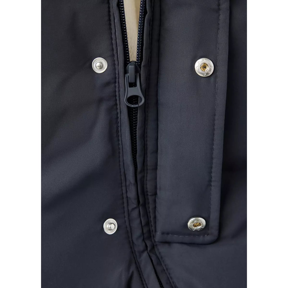 Combi-pilote matelassée capuche oreilles bleu marine, MANGO BABY