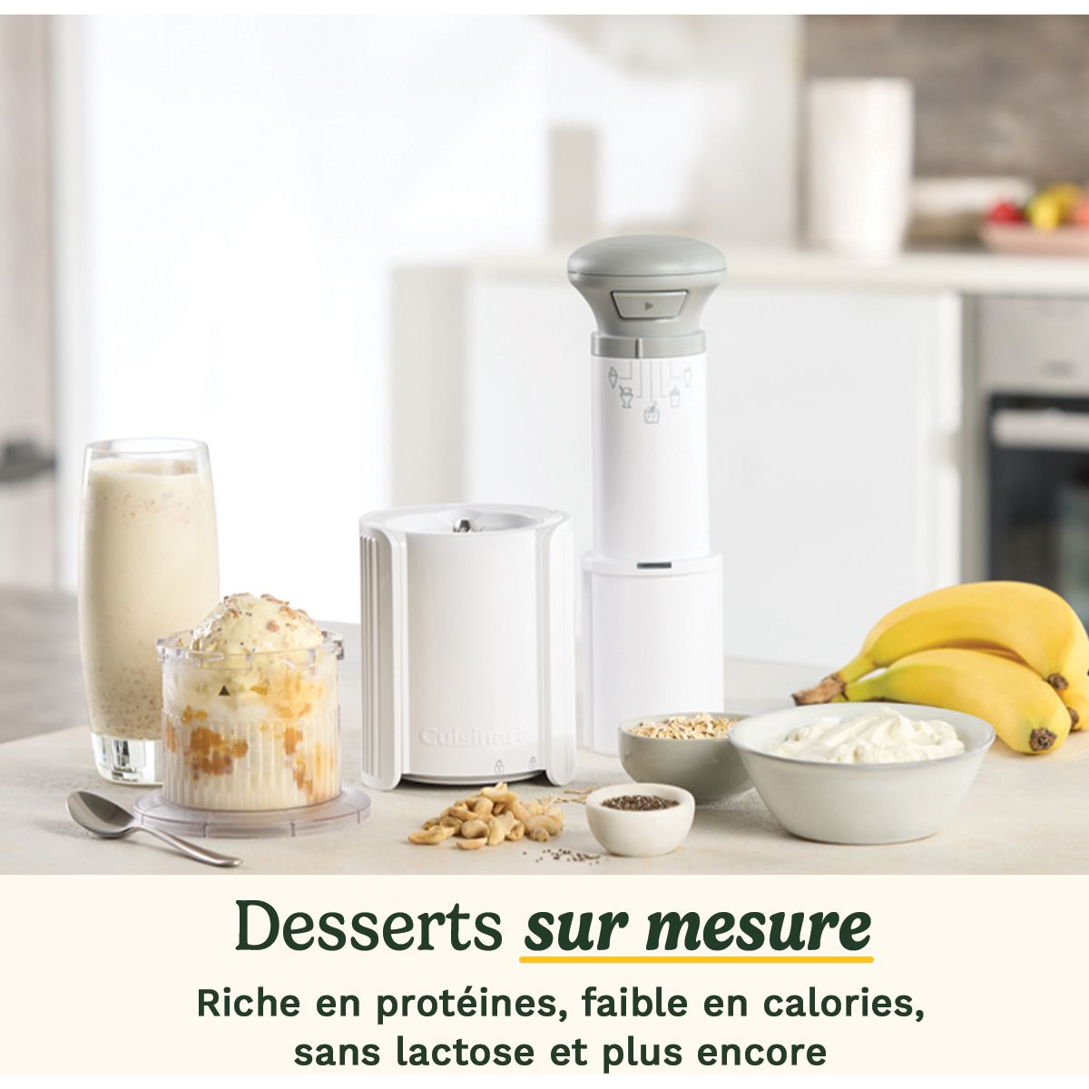 Sorbetière Freeze Wand ICEFD10E couleur unique, CUISINART