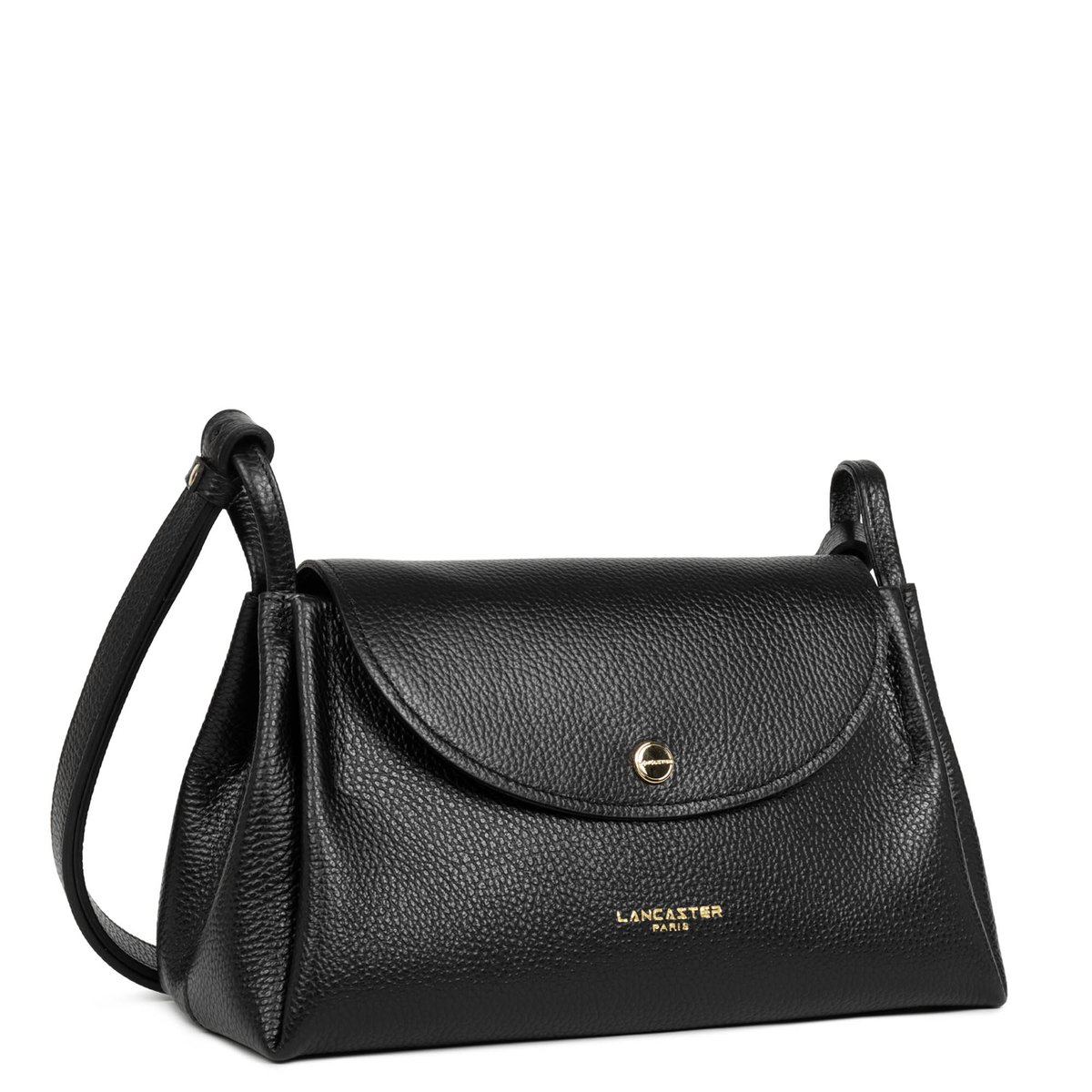 Grand sac trotteur, Made in France ACCORDÉON DOUBLE noir - in - nude, LANCASTER