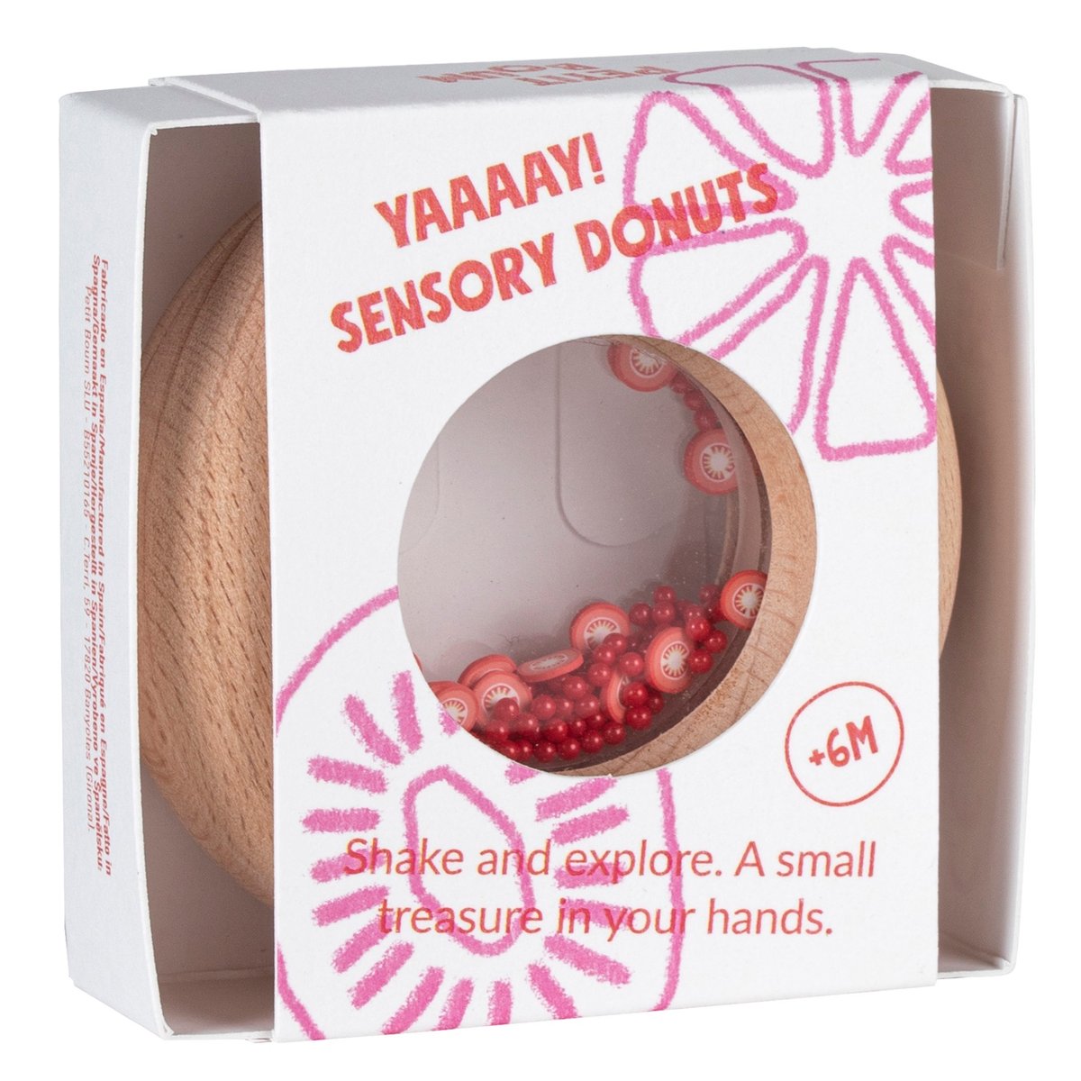 Donut sensoriel Carottes rouge, PETIT BOUM