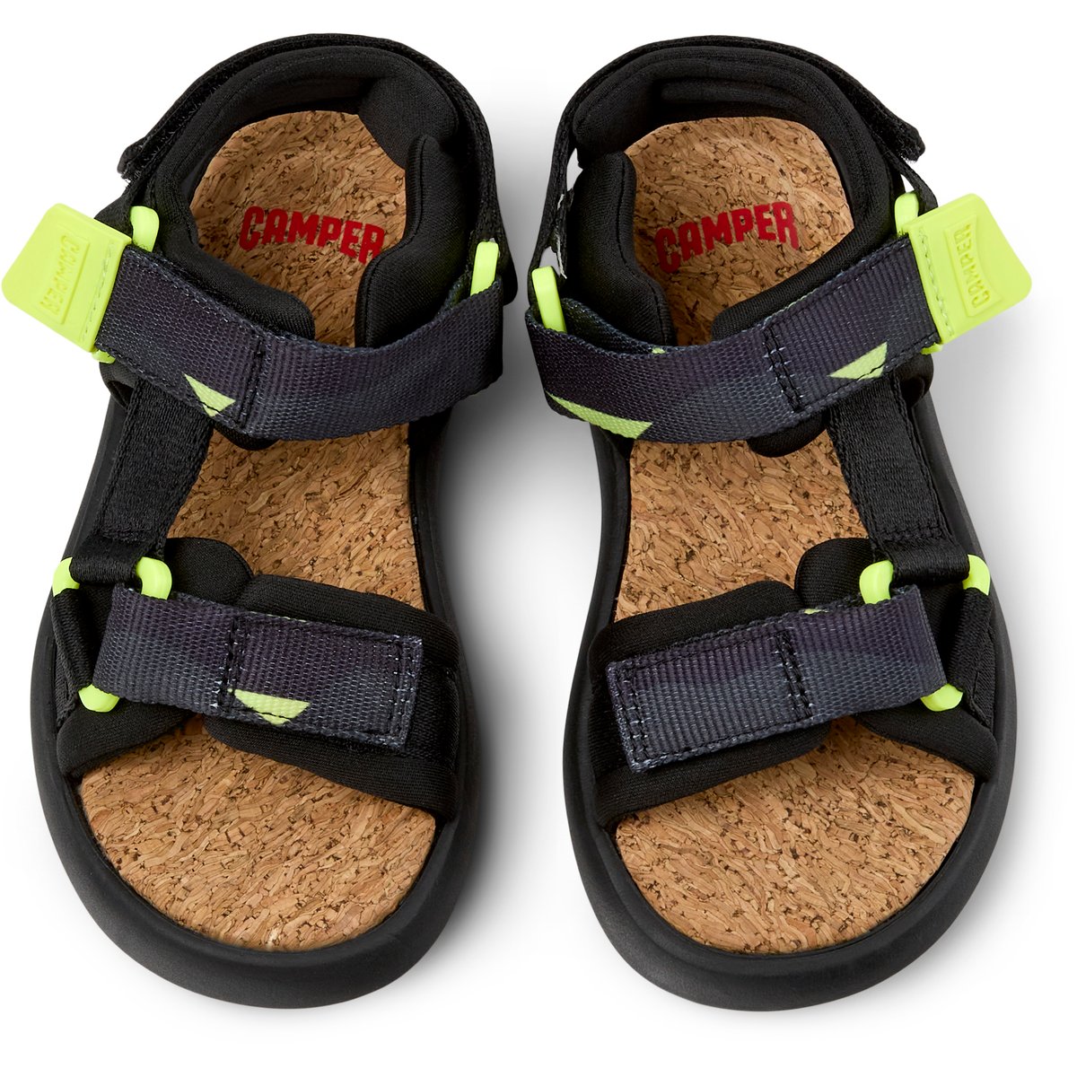 Sandales Pelotas Flota noir, CAMPER