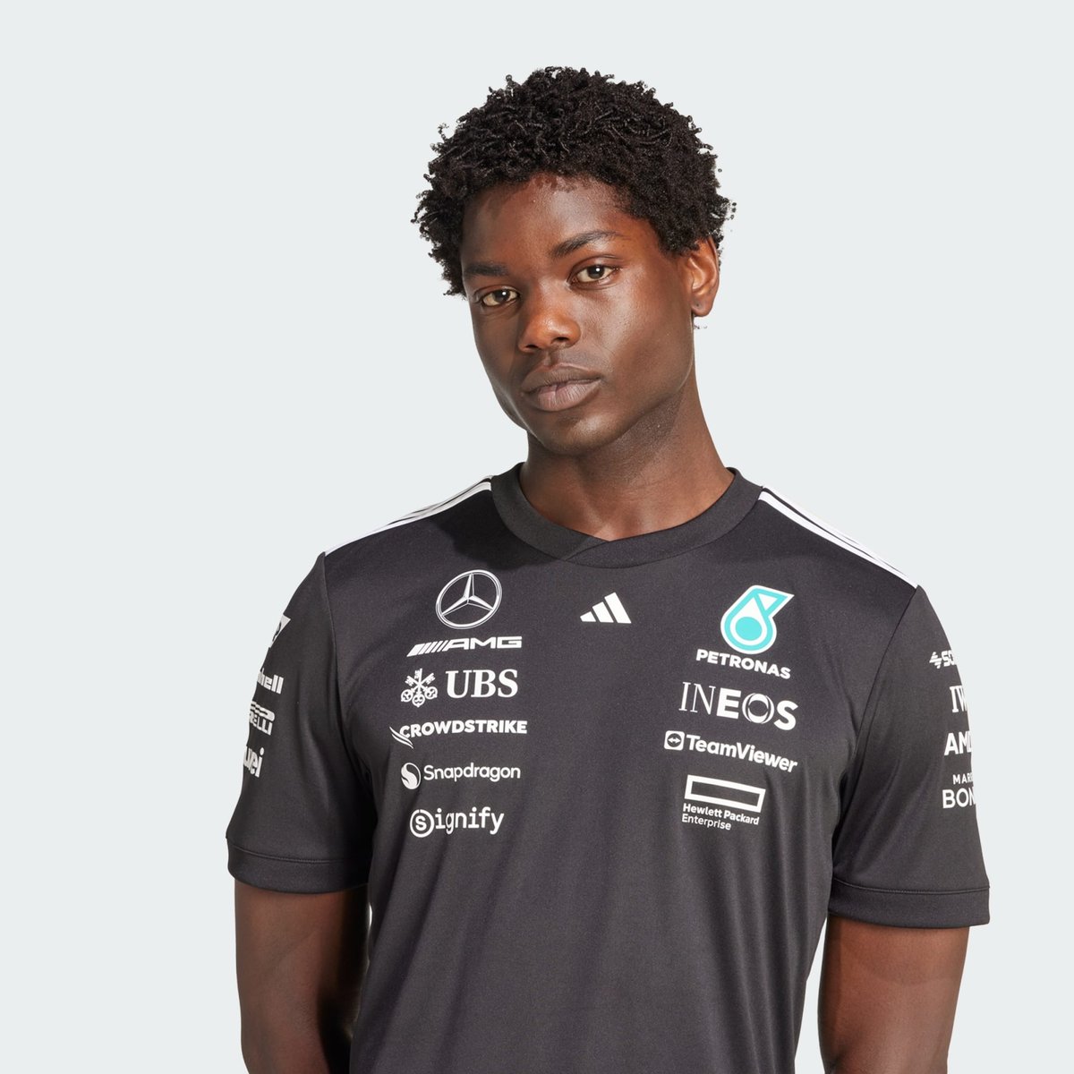 Maillot Pilote Mercedes - Amg Petronas Formula One Team Maillot Pilote Mercedes - Amg Petronas Formula One Team black / white, adidas Performance