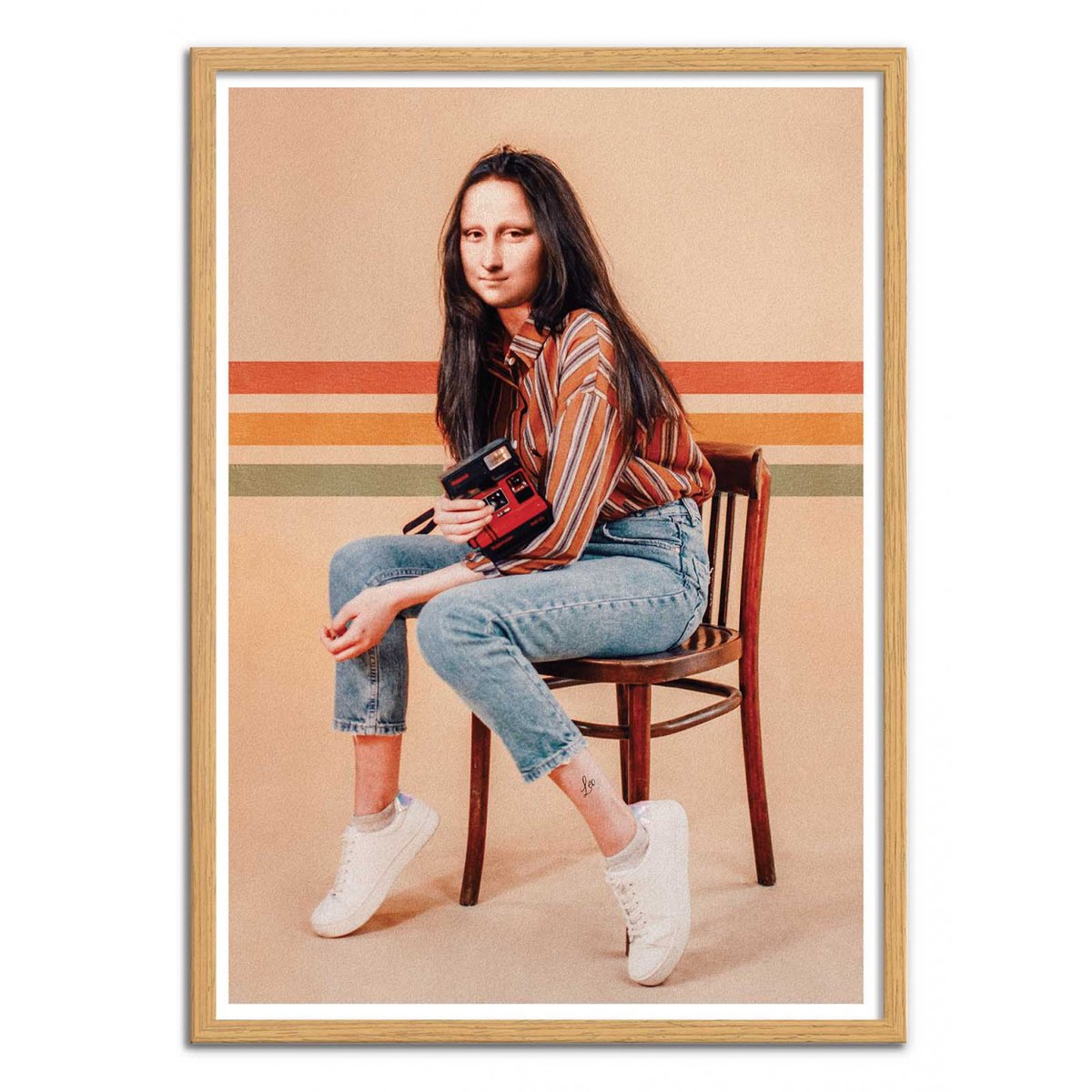 Affiche d'art - Retro Mona - Jonas Loose affiche d'art, WALL EDITIONS