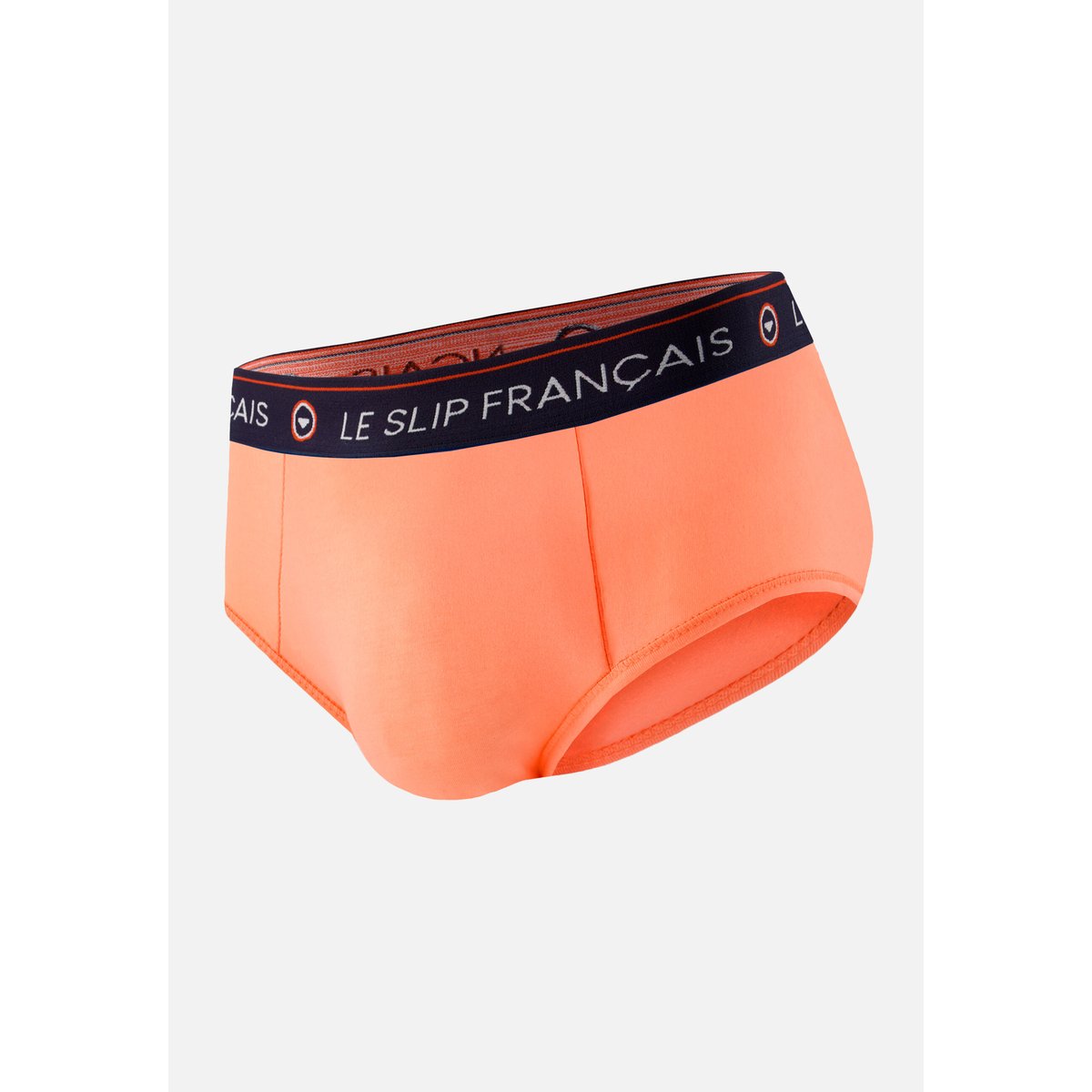Slip rose en coton Intrepide rose peche, LE SLIP FRANCAIS