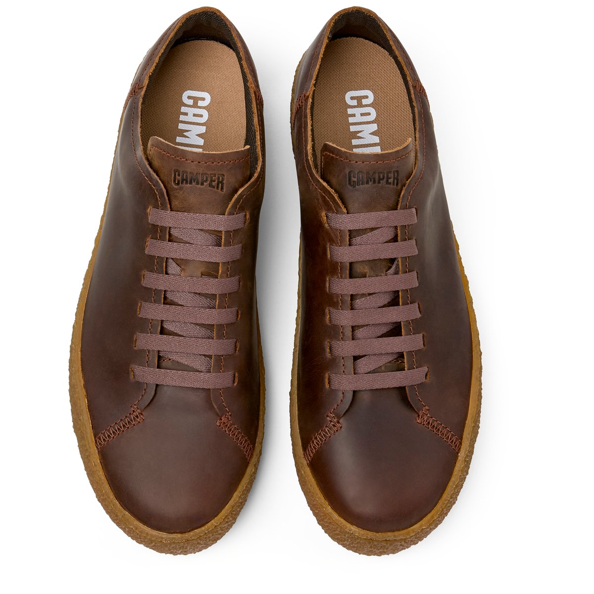 Baskets Peu Terreno marron moyen, CAMPER