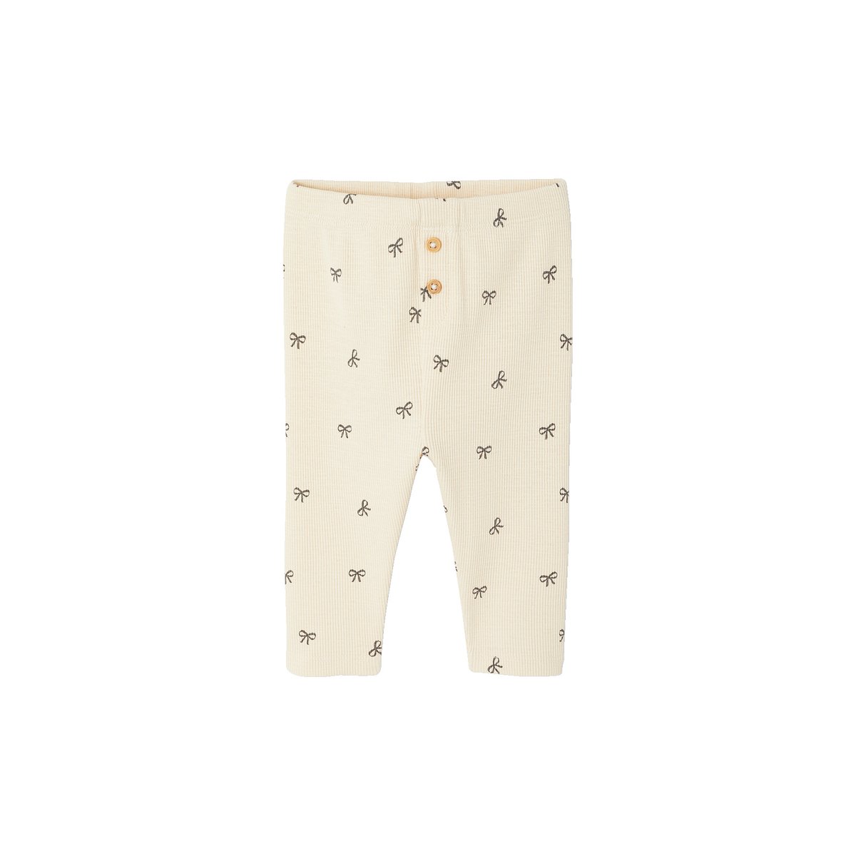 Legging en maille côtelée vanille, VERTBAUDET