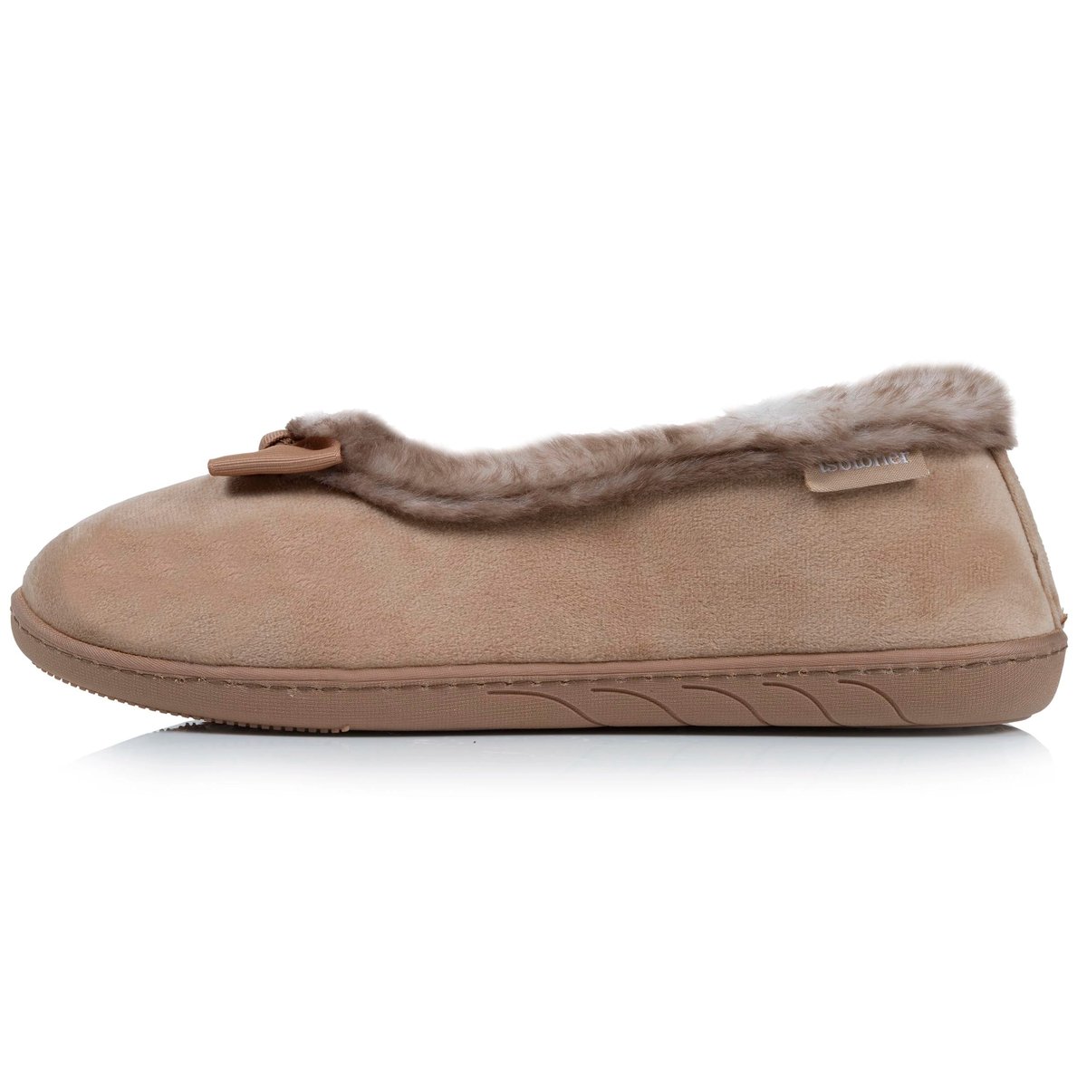 Chaussons Ballerines beige, ISOTONER