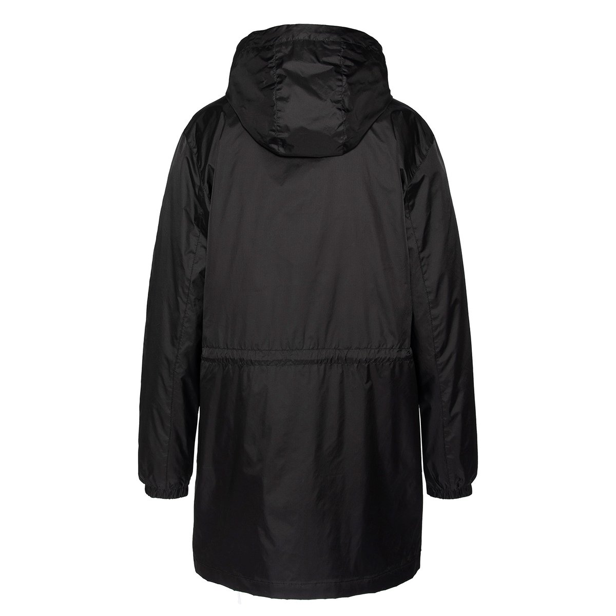Coupe-vent long à capuche noir, SCHOTT