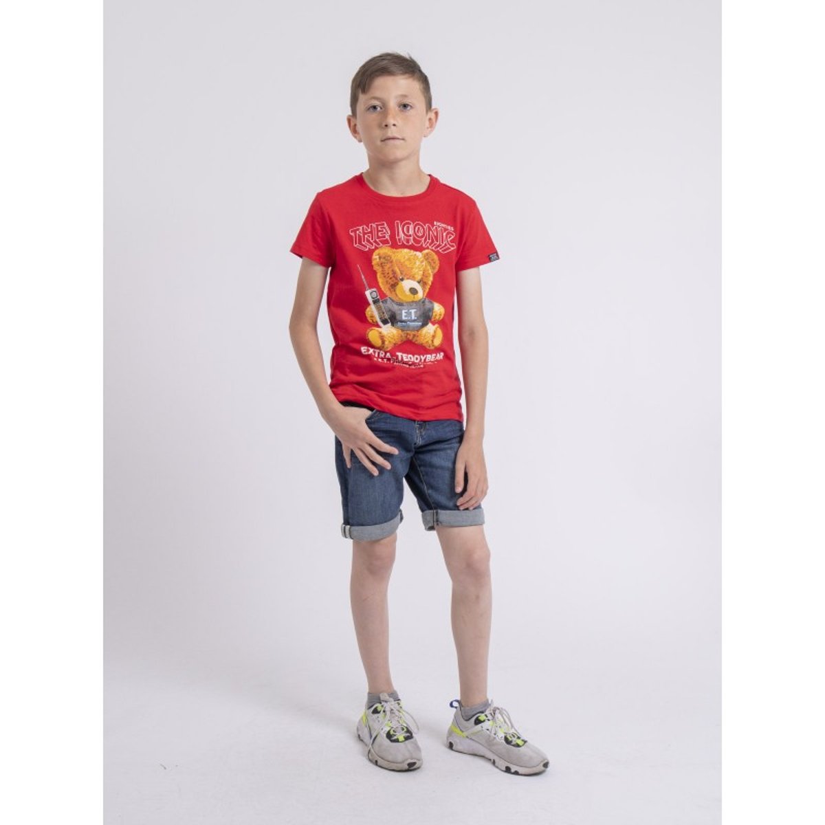T-shirt Col Rond Pur Coton Neverso-j rouge, RITCHIE