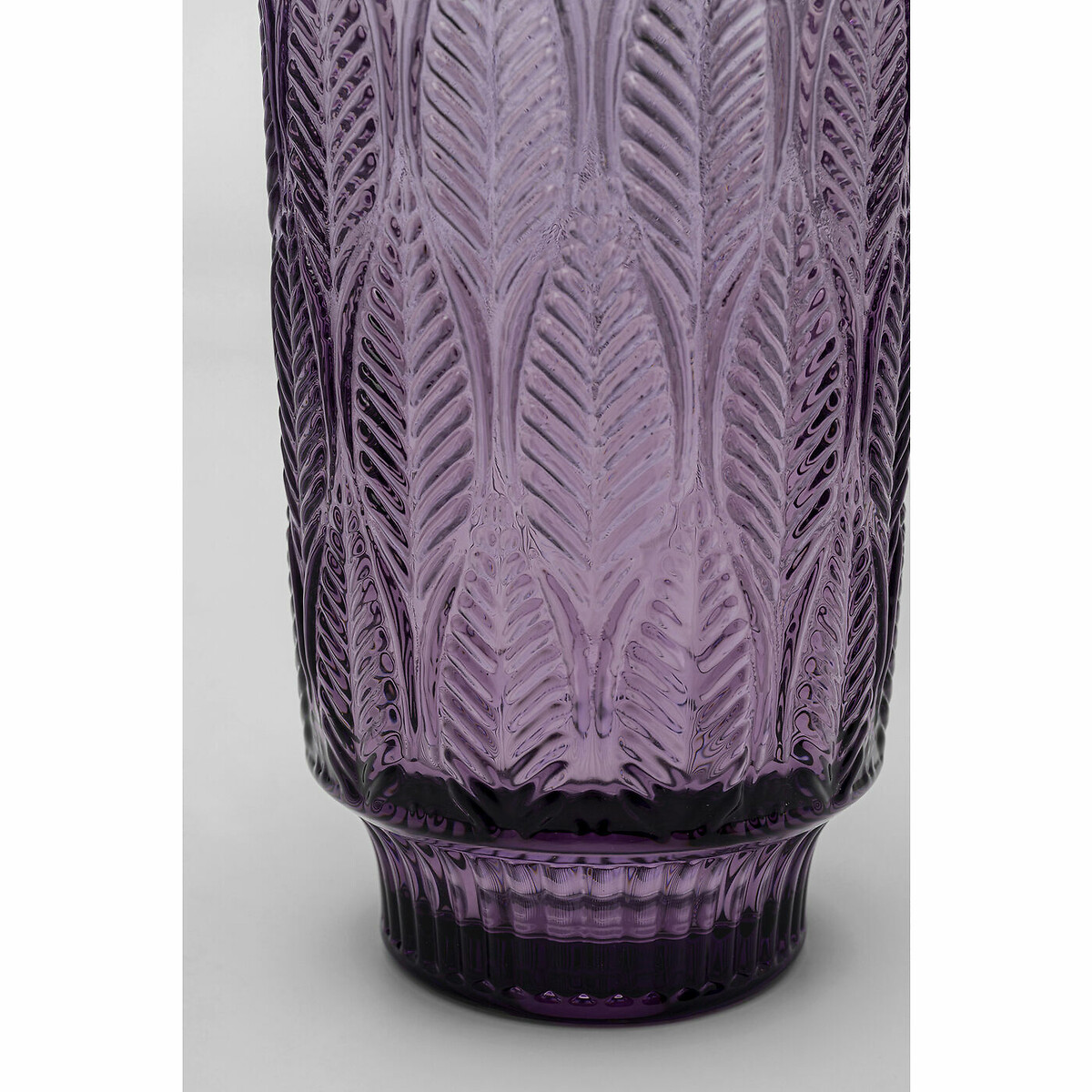 Bicchiere Fogli viola lilla, KARE DESIGN