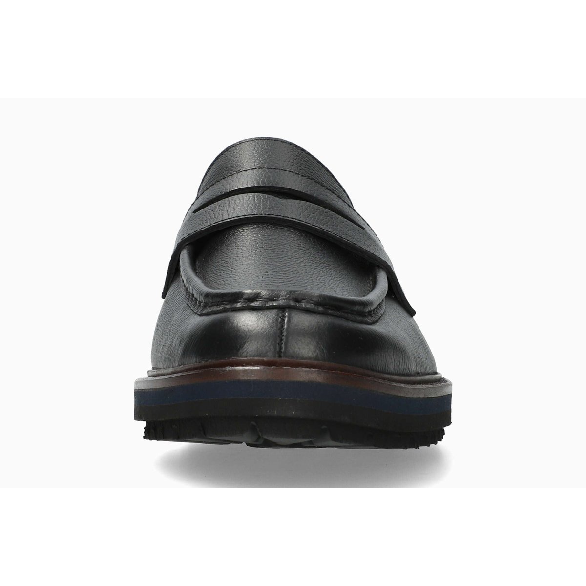 Mocassins en cuir BUCK noir 5145, MEPHISTO