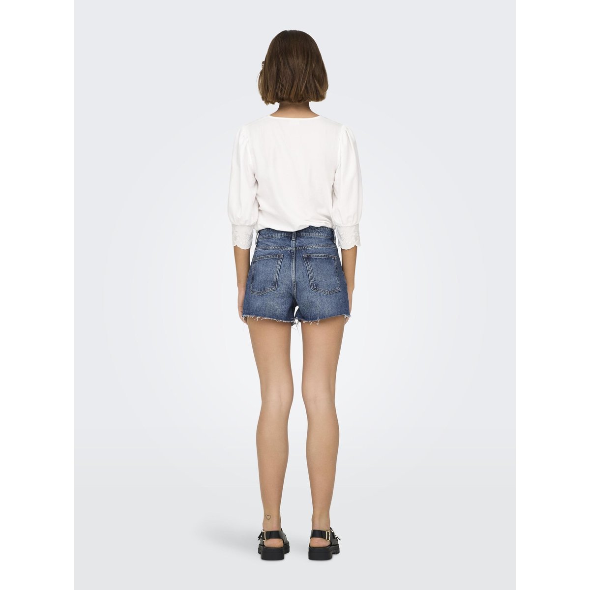 Short En Denim medium blue denim, ONLY